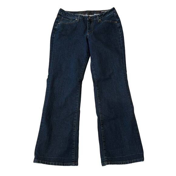 JAG Jeans Women's Low Rise Boot Leg Jean Dark Wash Size 14 - Picture 1 of 10